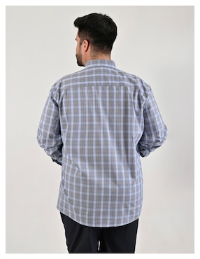 Camisa casual Yale Plus de algodón manga larga para hombre