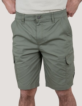Bermuda Lee de algodón para hombre