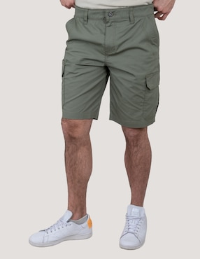 Bermuda Lee de algodón para hombre