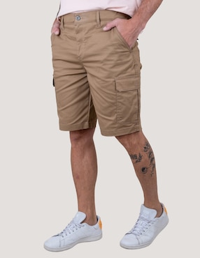 Bermuda Lee de algodón para hombre
