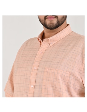 Camisa casual Yale Plus manga corta para hombre