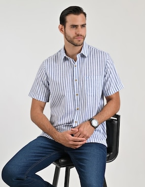 Camisa casual Yale manga corta para hombre