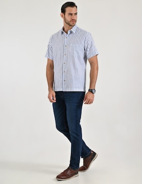 Camisa casual Yale manga corta para hombre