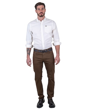 Camisa casual Lee manga larga para hombre