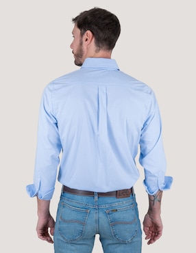 Camisa casual Lee manga larga para hombre