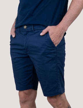 Bermuda Lee de algodón para hombre