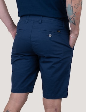 Bermuda Lee de algodón para hombre