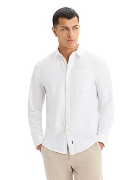 Camisa casual Dockers manga larga para hombre
