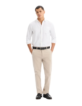 Camisa casual Dockers manga larga para hombre
