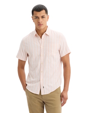 Camisa casual Dockers manga corta para hombre