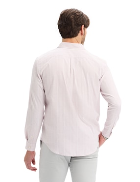 Camisa casual Dockers manga larga para hombre