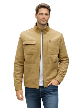 Chamarra casual Lee con bolsillos para hombre