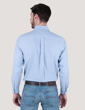 Camisa casual Lee manga larga para hombre