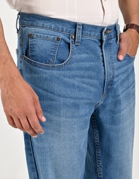Jeans regular Yale lavado whisker para hombre