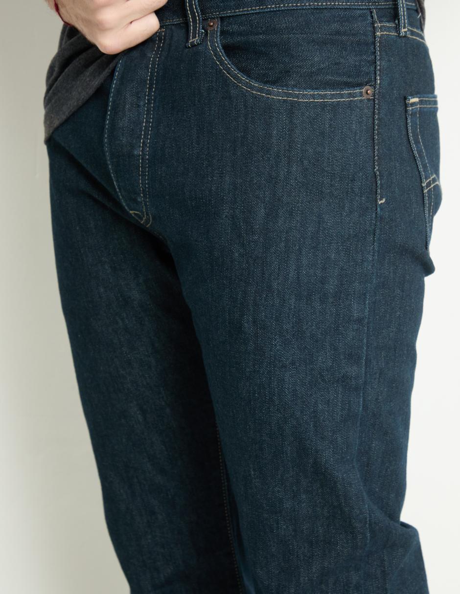 Jeans straight 501 lavado obscuro para hombre 7