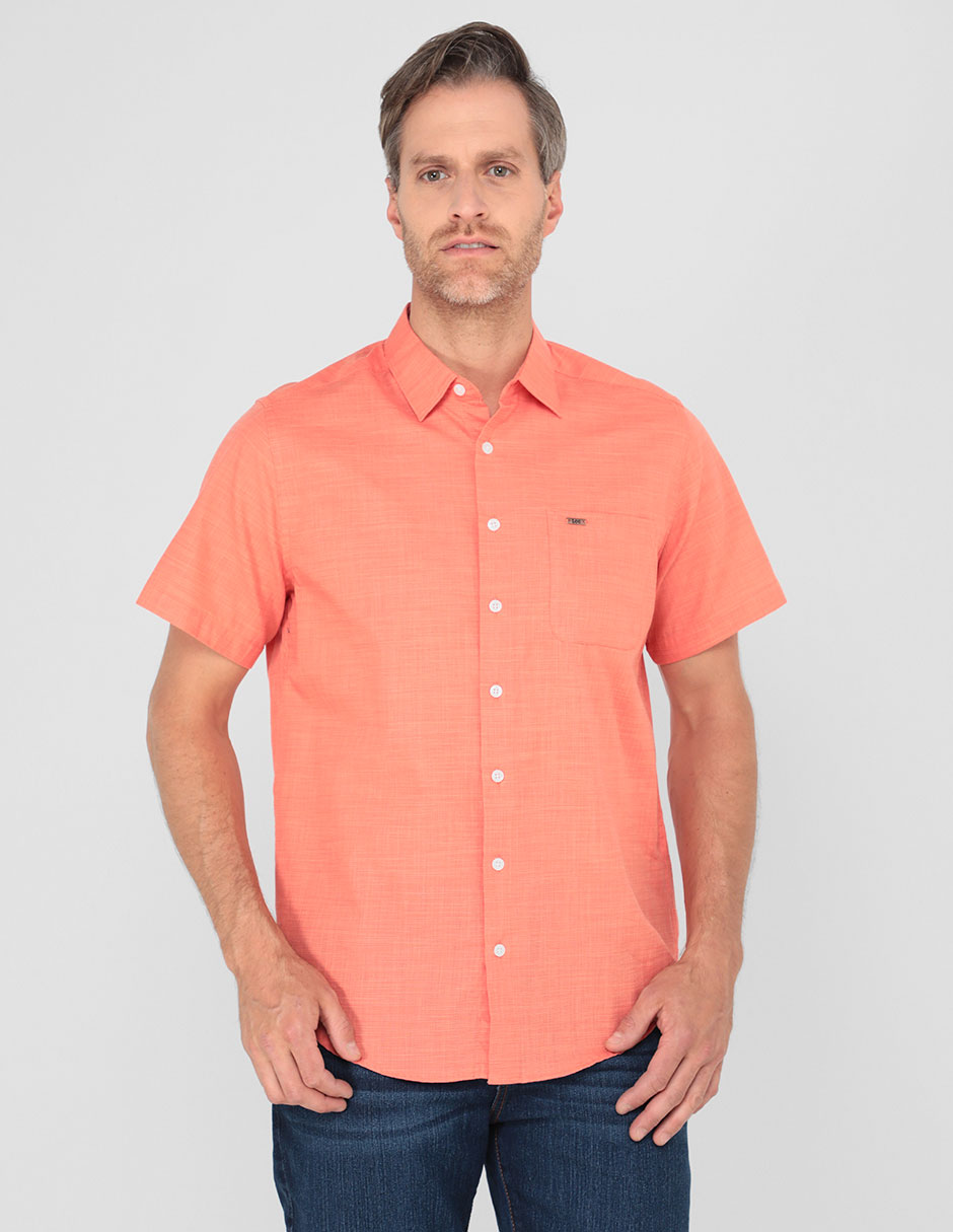Camisa casual de algodón manga corta para hombre 1