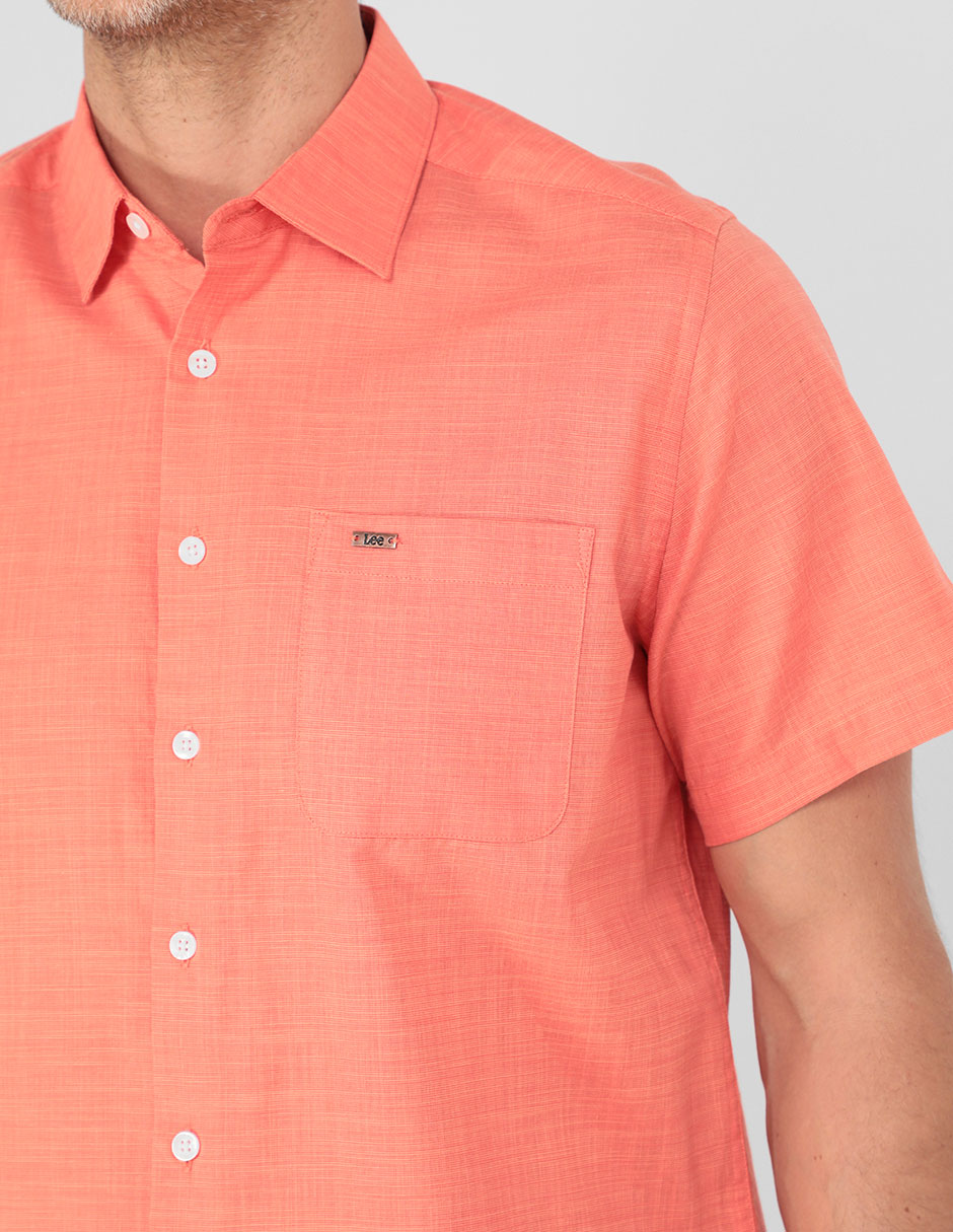Camisa casual de algodón manga corta para hombre 3