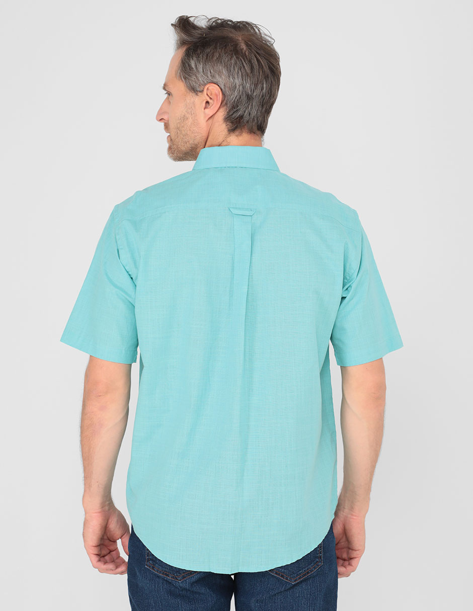 Camisa casual de algodón manga corta para hombre 2