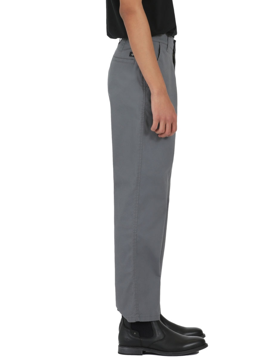 Pantalón recto de gabardina para hombre 4