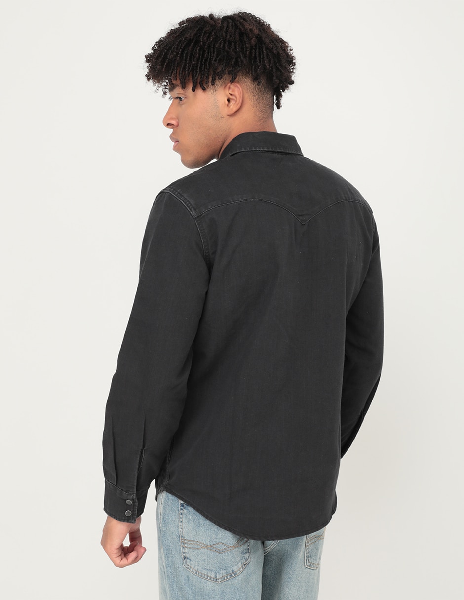 Camisa casual Levi's de algodón manga larga para hombre 2
