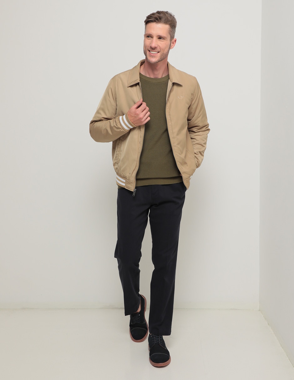 Pantalón recto de gabardina para hombre 3