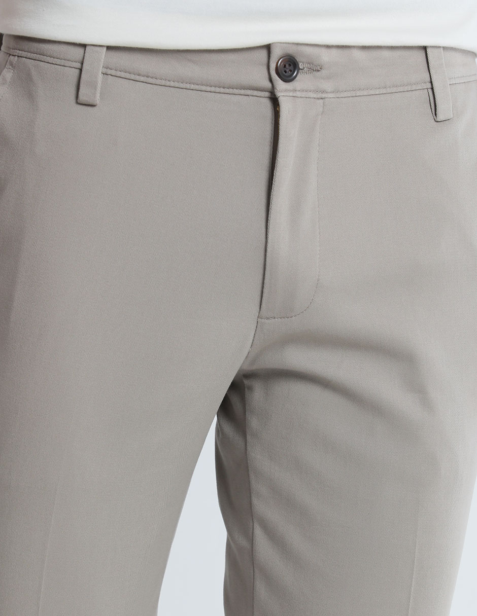 Pantalón de vestir recto de algodón para hombre 4