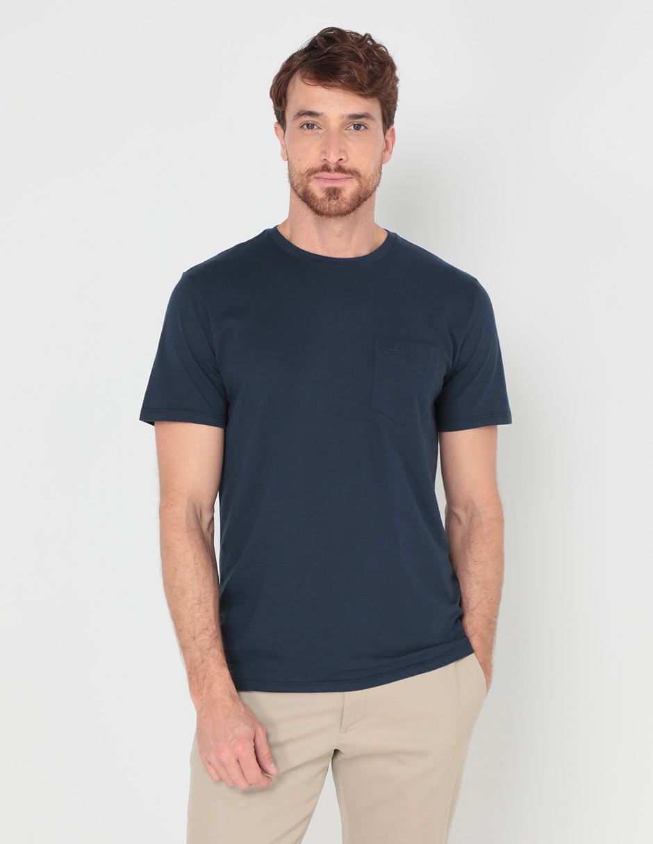 Playera cuello redondo para hombre