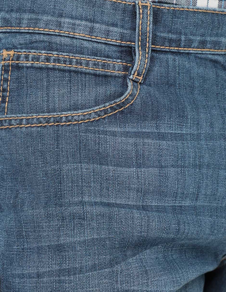 Jeans slim lavado whisker para hombre 4
