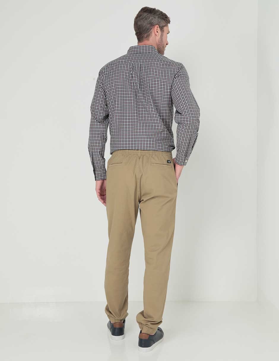 Pantalón recto de algodón para hombre 2