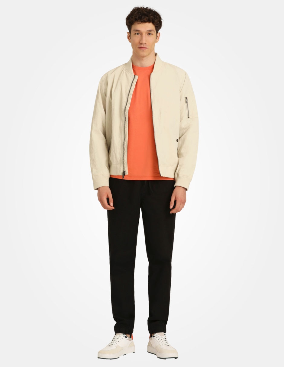Pantalón recto de gabardina para hombre 3