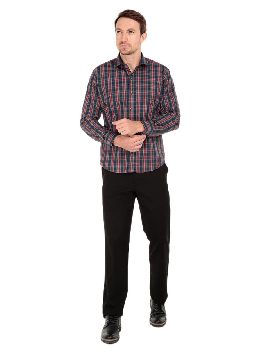 Pantalón recto de algodón para hombre 5