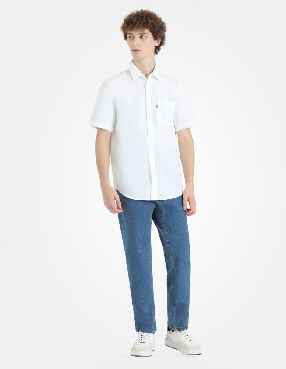Jeans straight 505 lavado claro para hombre 3
