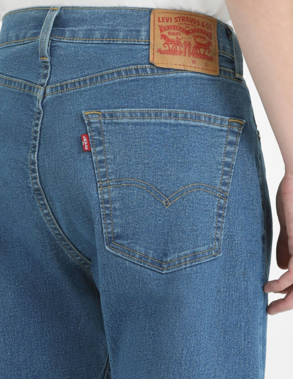Jeans straight 505 lavado claro para hombre 4