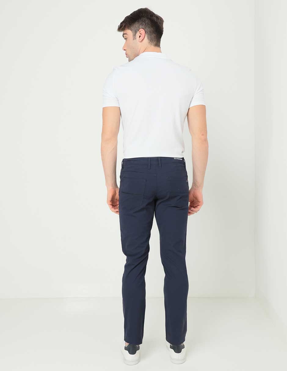 PANTALON US POLO, 30, AZUL OBSCURO LISO