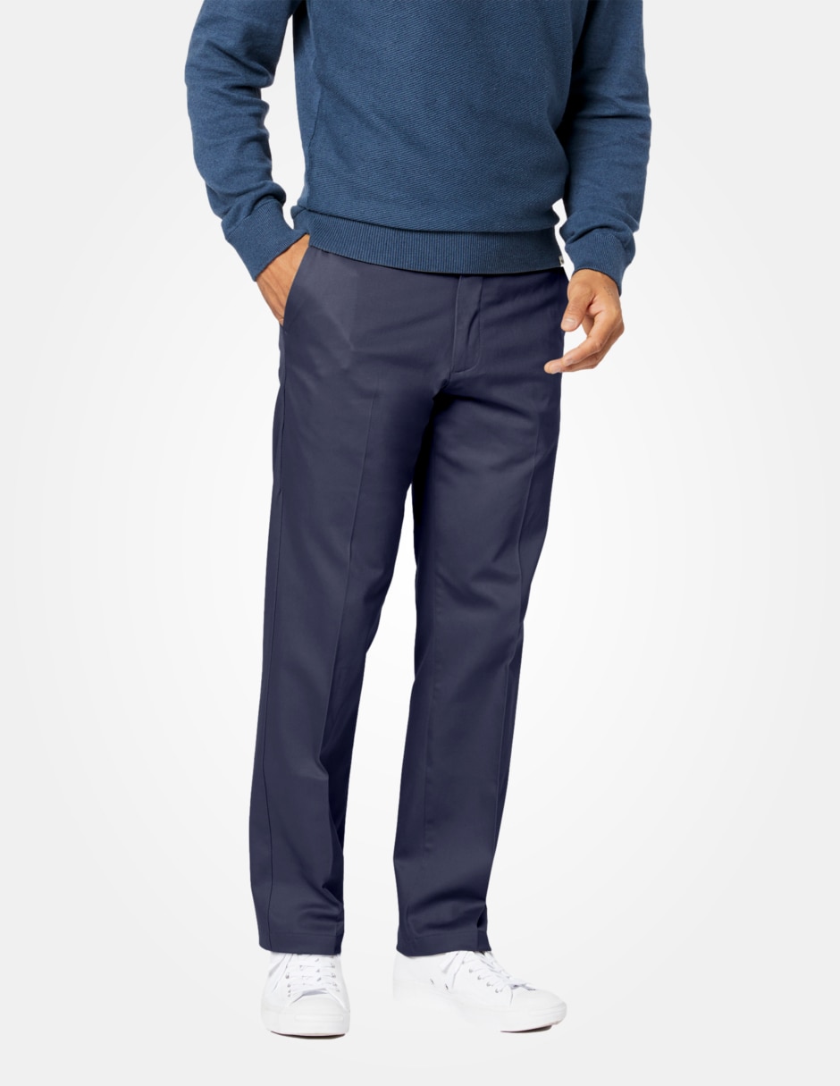 Pantalón recto Dockers de algodón para hombre