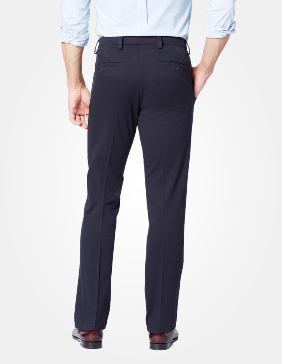 Pantalón business casual slim de algodón para hombre 3