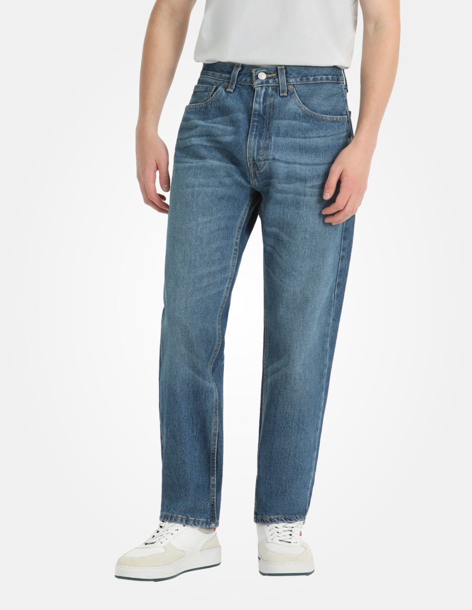 Jeans regular Levi's 505 lavado whisker para hombre