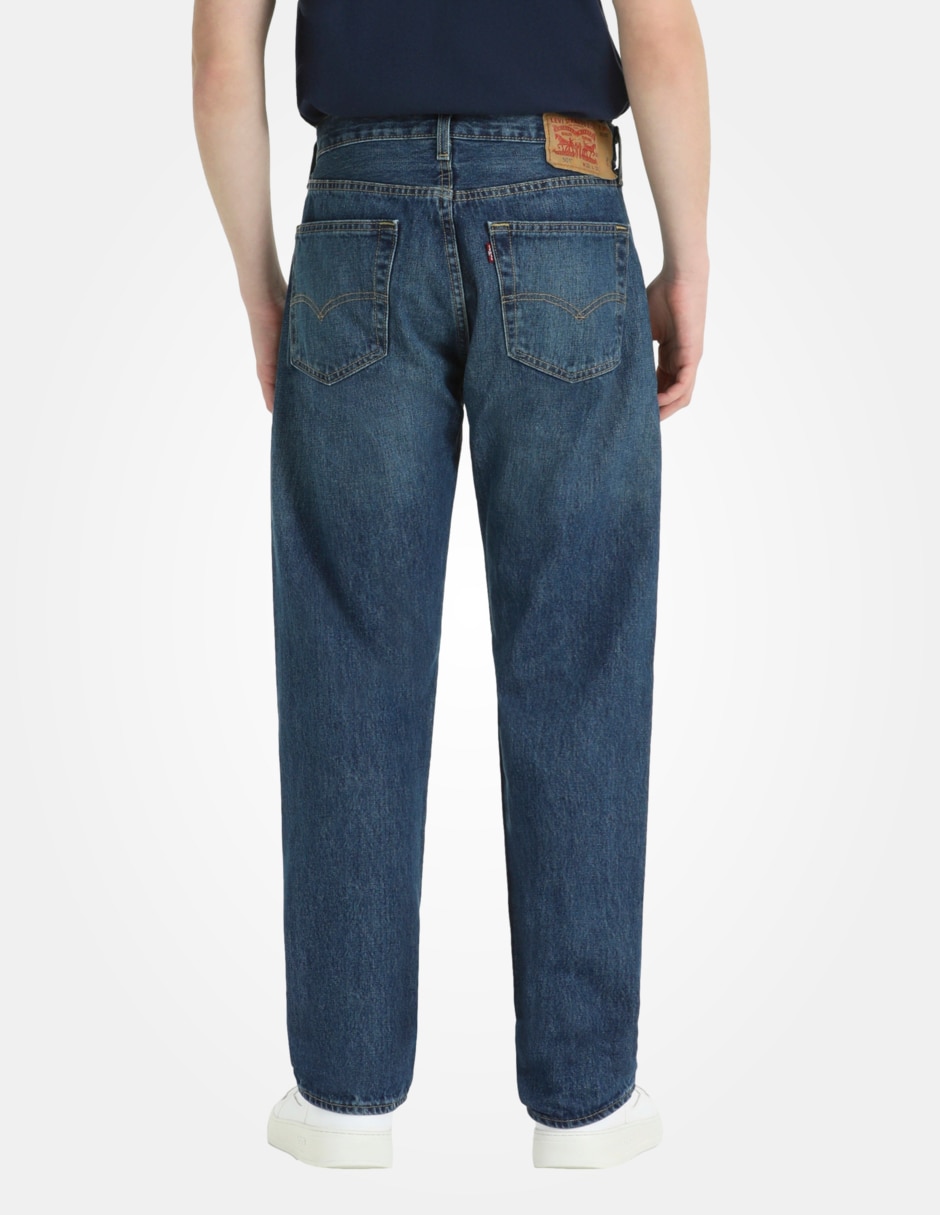 Jeans straight 501 lavado whisker para hombre 3