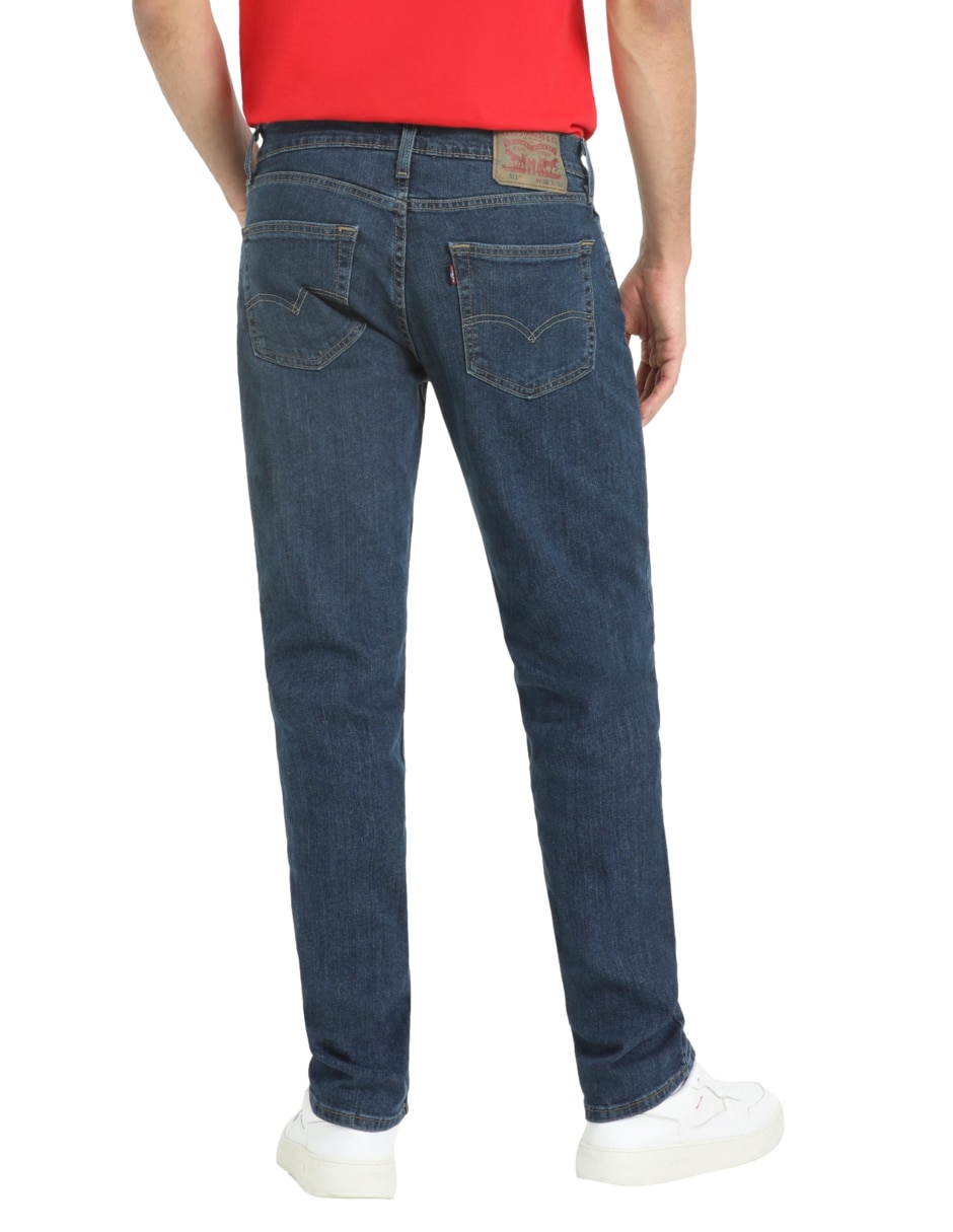 Jeans slim 511 lavado whisker para hombre 3