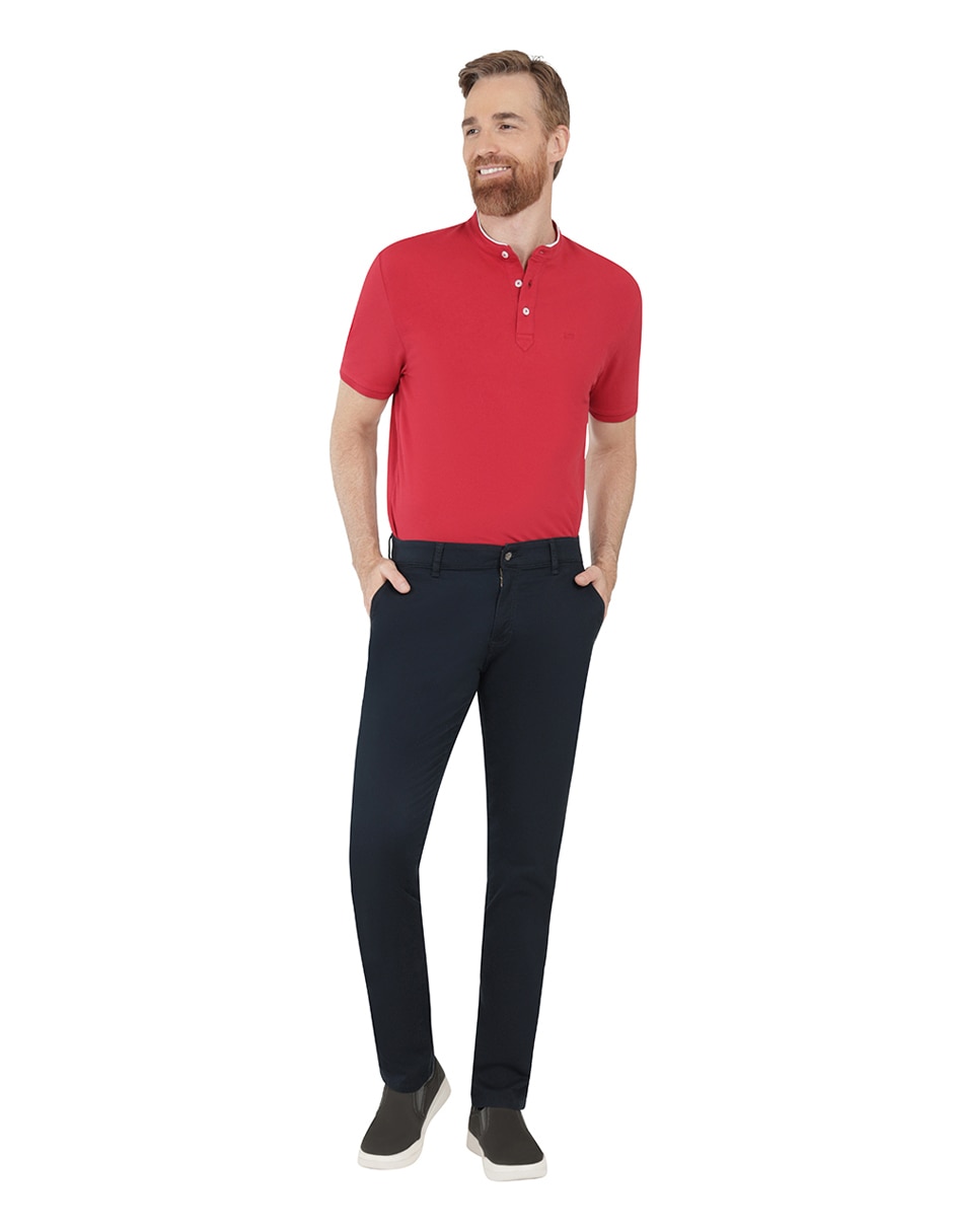 Pantalón skinny de gabardina para hombre 3