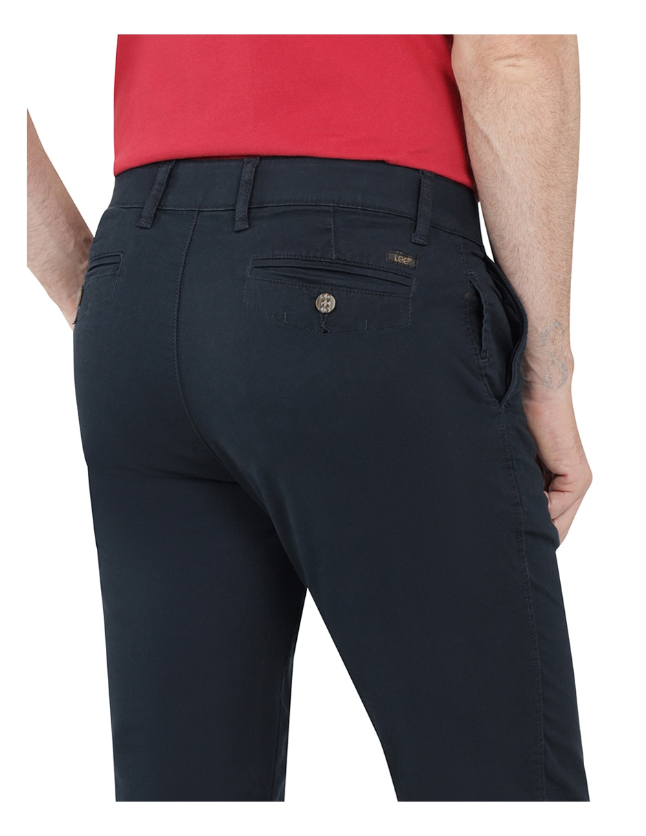 Pantalón skinny de gabardina para hombre 4