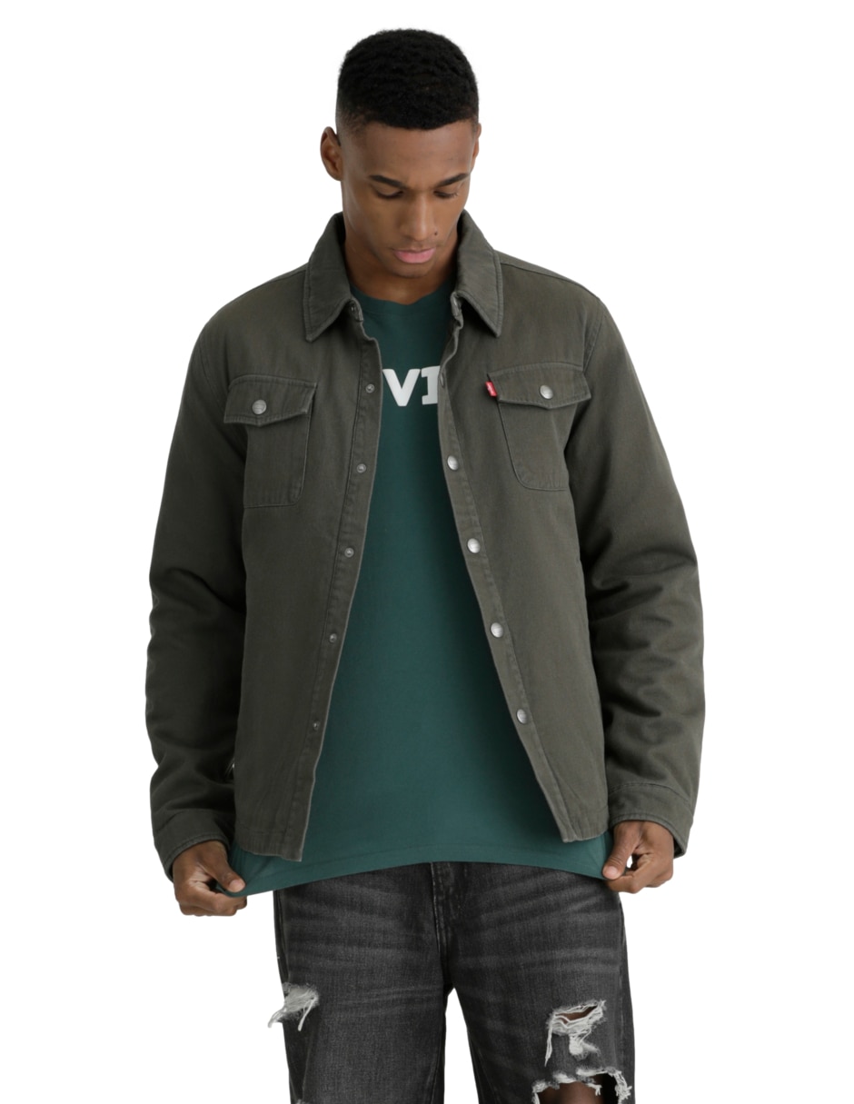 Chamarra Tactica Chamarra De Mezclilla Verde Militar Military