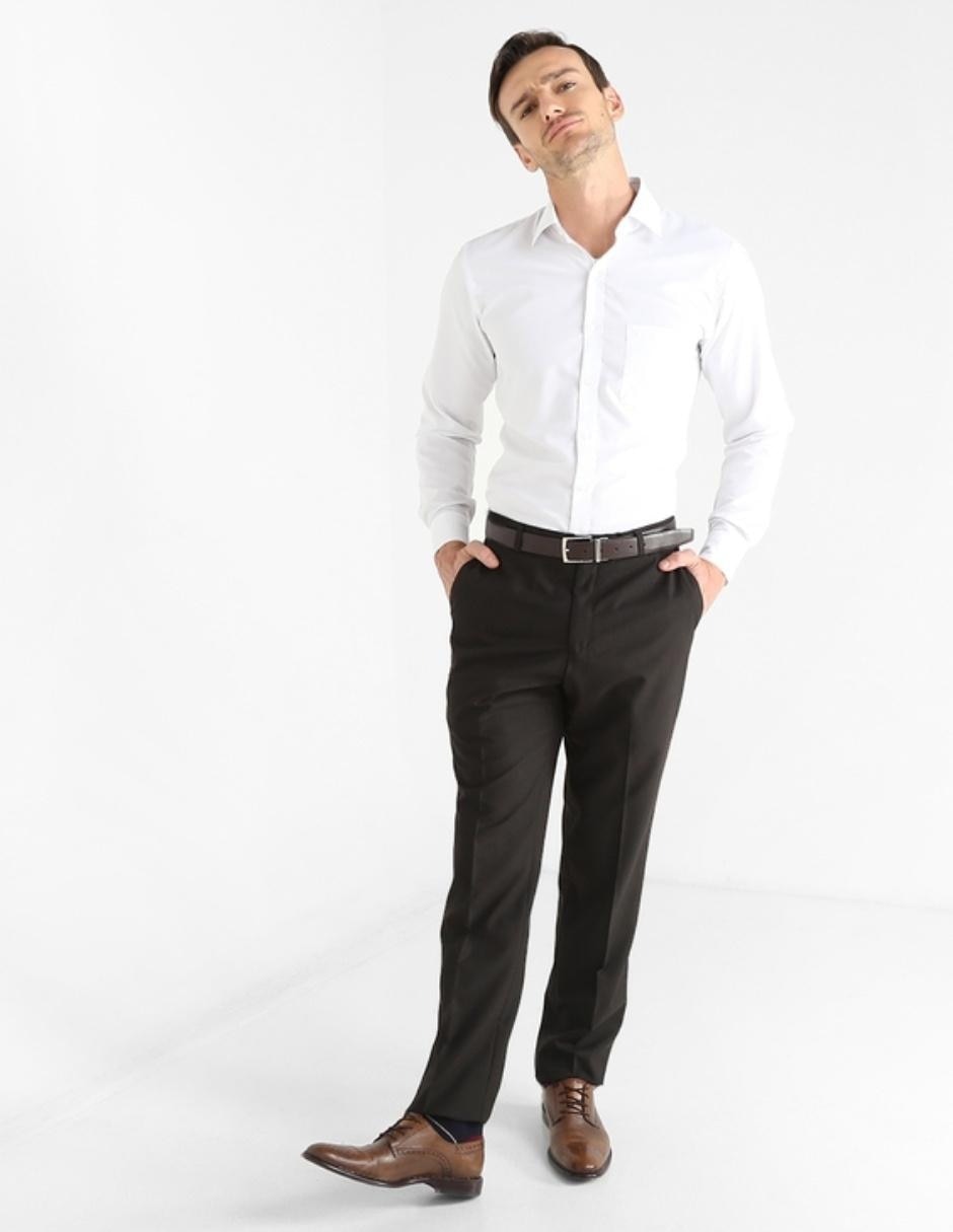 Pantalón de vestir recto para hombre 6