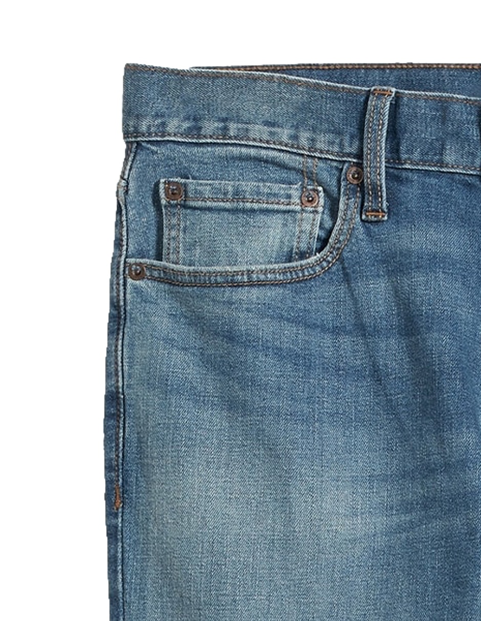 Jeans slim lavado claro para hombre 2
