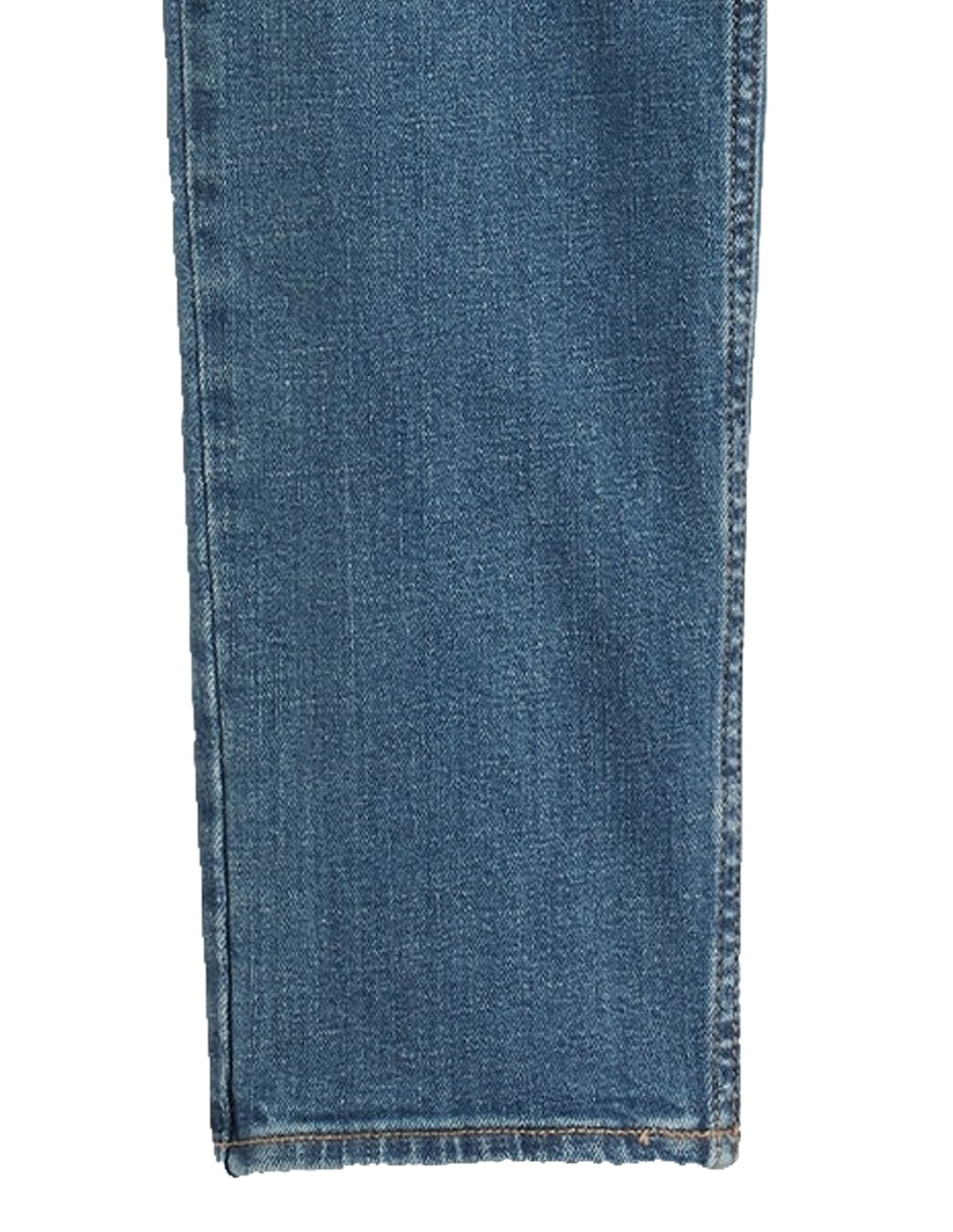 Jeans slim lavado claro para hombre 4