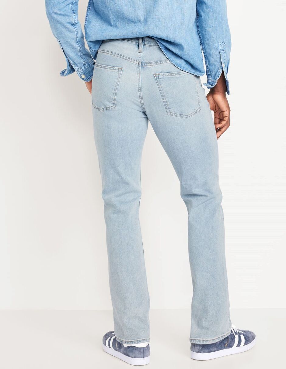 Jeans slim lavado claro para hombre 2