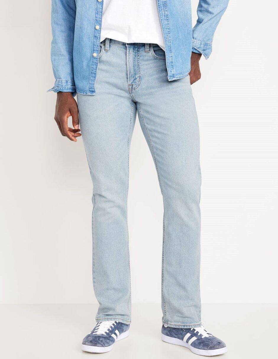 Jeans slim lavado claro para hombre 3