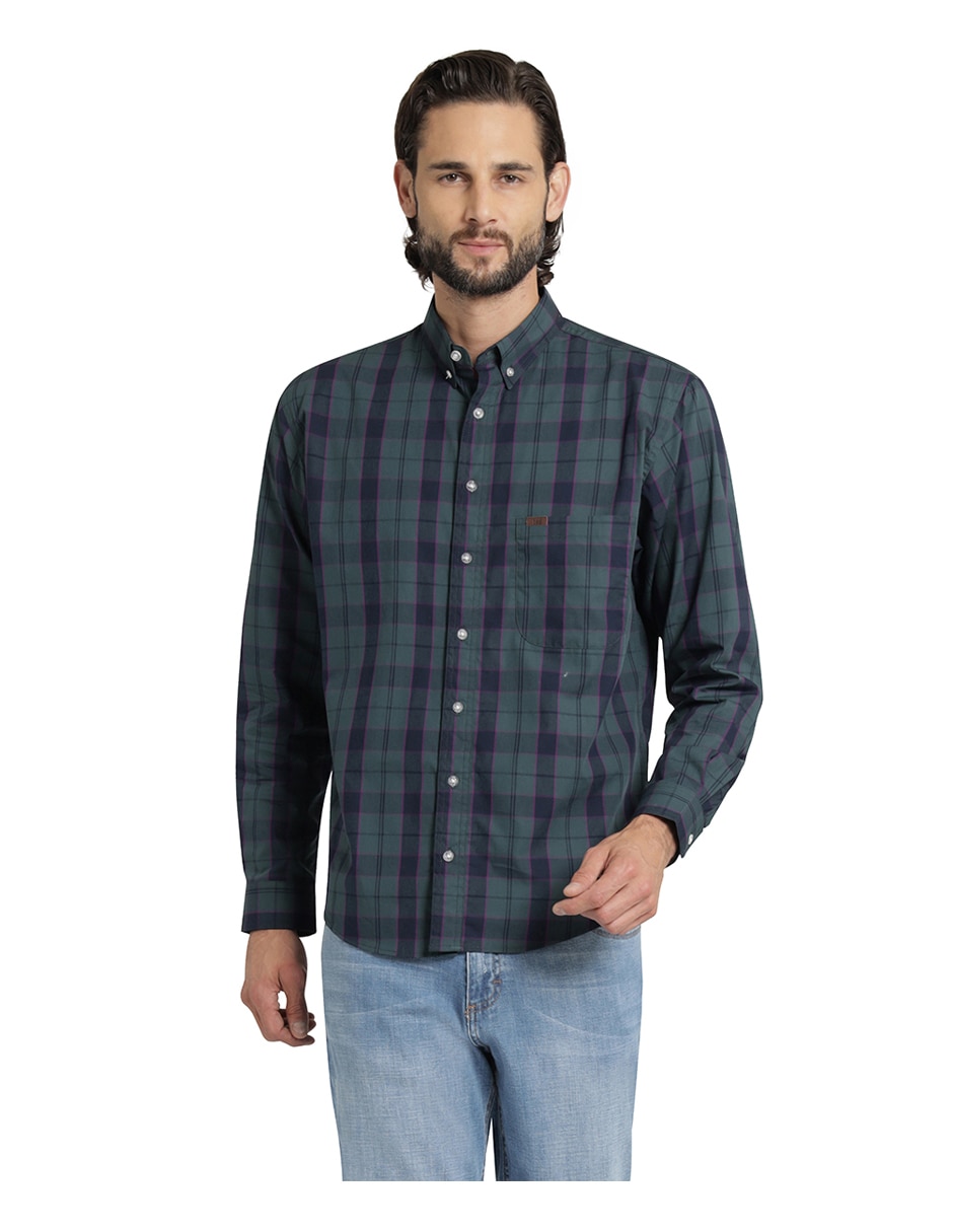 Camisa Casual Hombre Camisa Lee Hombre Camisa Hombre Regular Patch