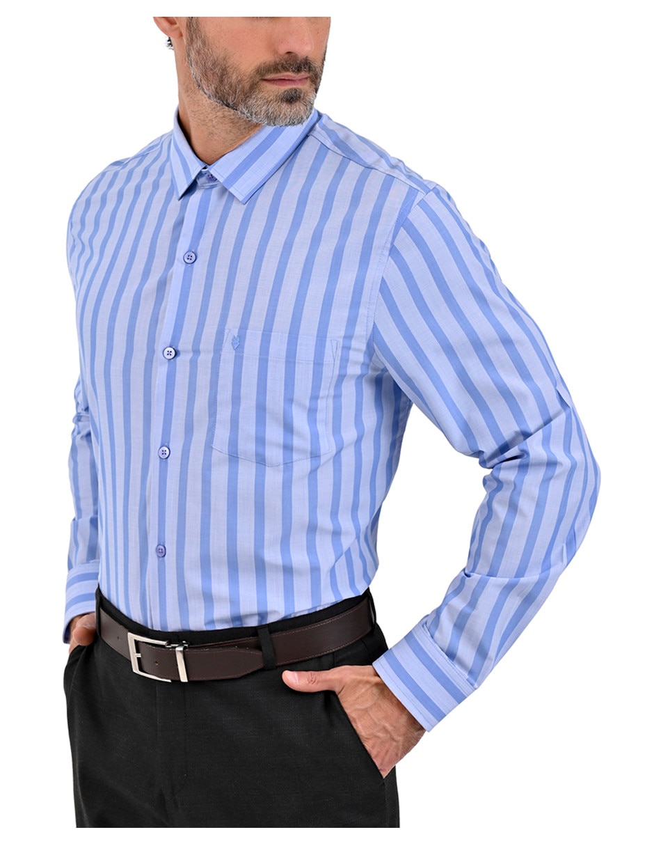 Camisa casual de algodón manga larga para hombre 3
