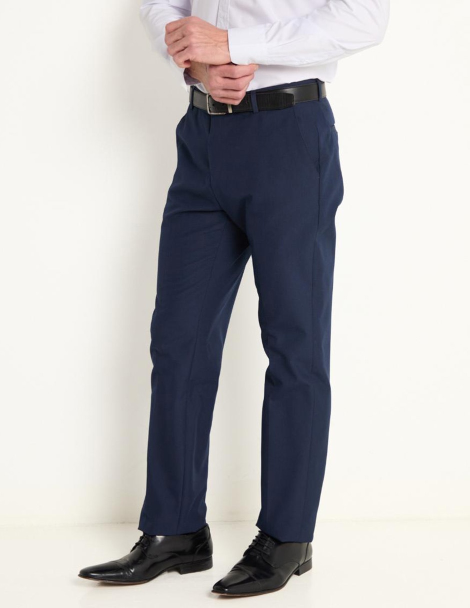 Yale Pantalon Negro De Vestir Hombre Pantalon De Vestir Yale